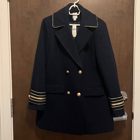 ANTHROPOLOGIE - Maeve Military Navy Peacoat BNWT - SIZE M - Picture 11 of 12